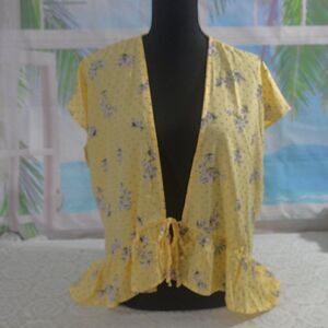 2/$15 Yellow Kimono Jacket